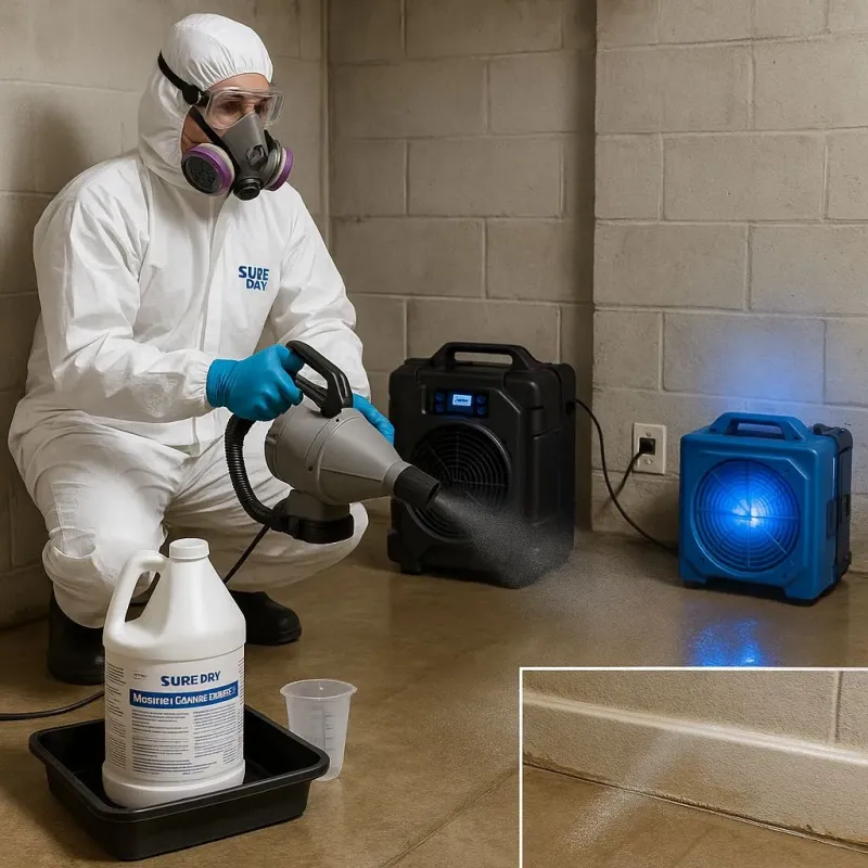 Sanitization and Odor Removal process in Aquebogue, NY