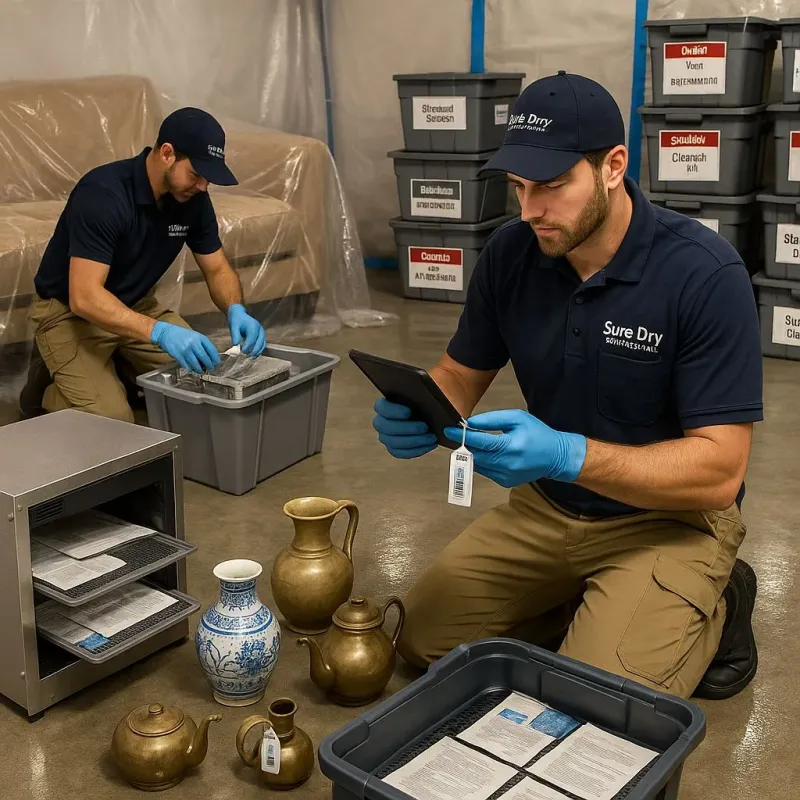 Content Protection and Restoration process in Aquebogue, NY